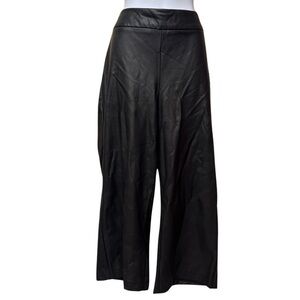 Women's Black Pleather Pants